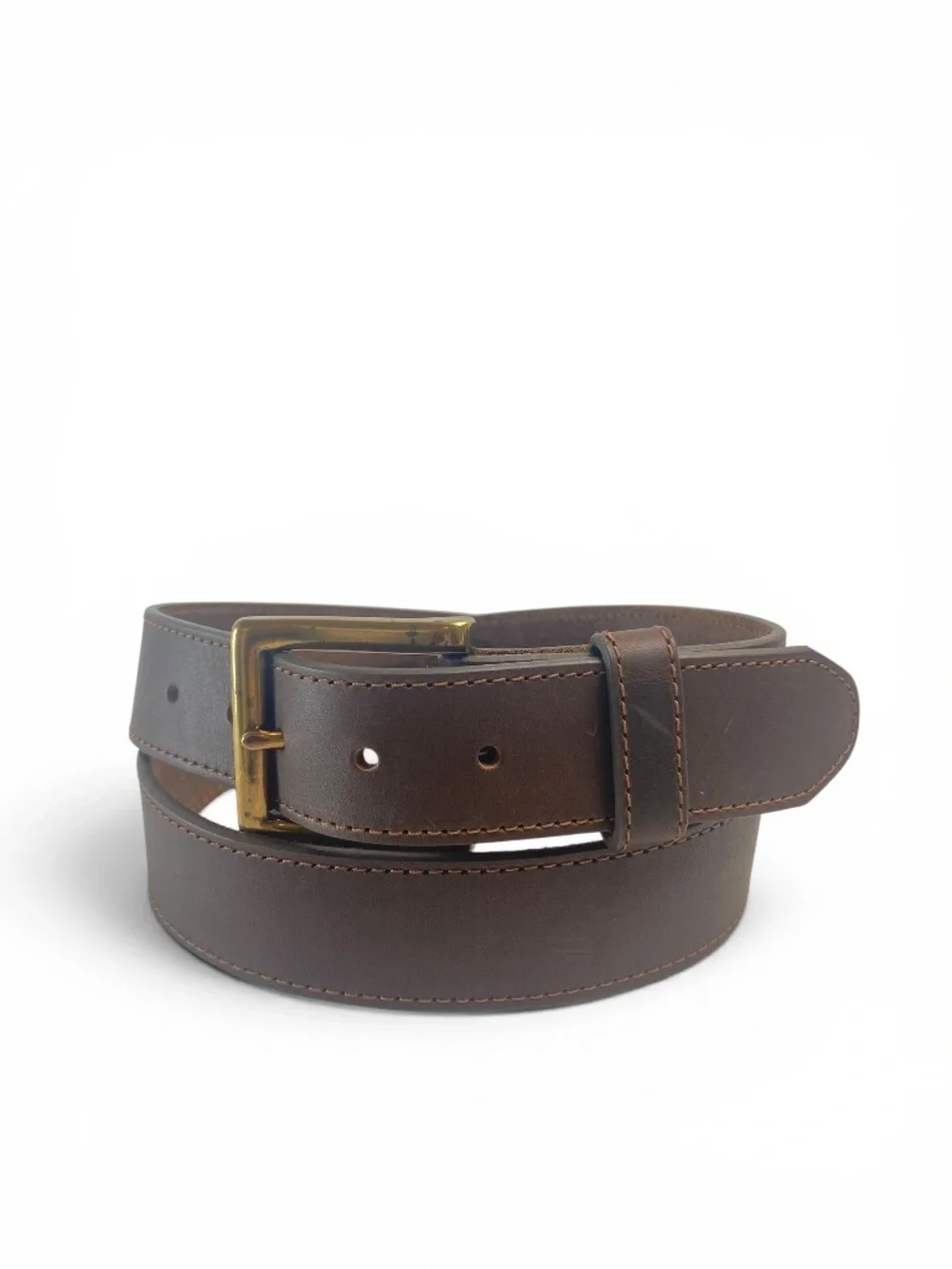 Justin Sycamore Cinch Western Style Snap-on Buckle Belt in Brown Size 44